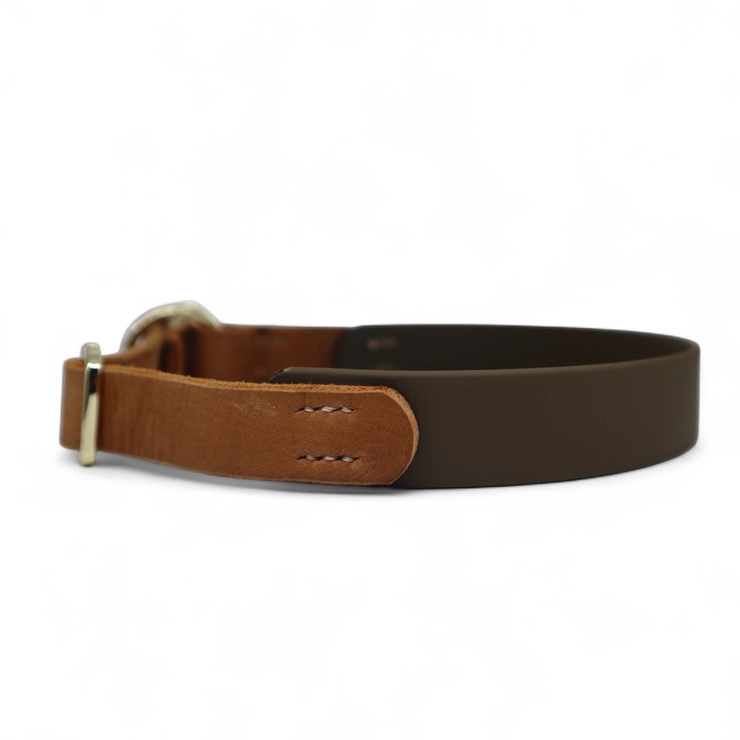 Zugstopp Halsband „Biothane x Leder“ HU 37-41cm