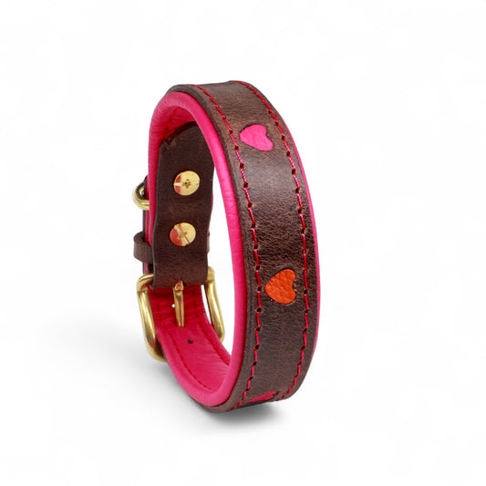 Deluxe Halsband „Heartbeat“ 20mm