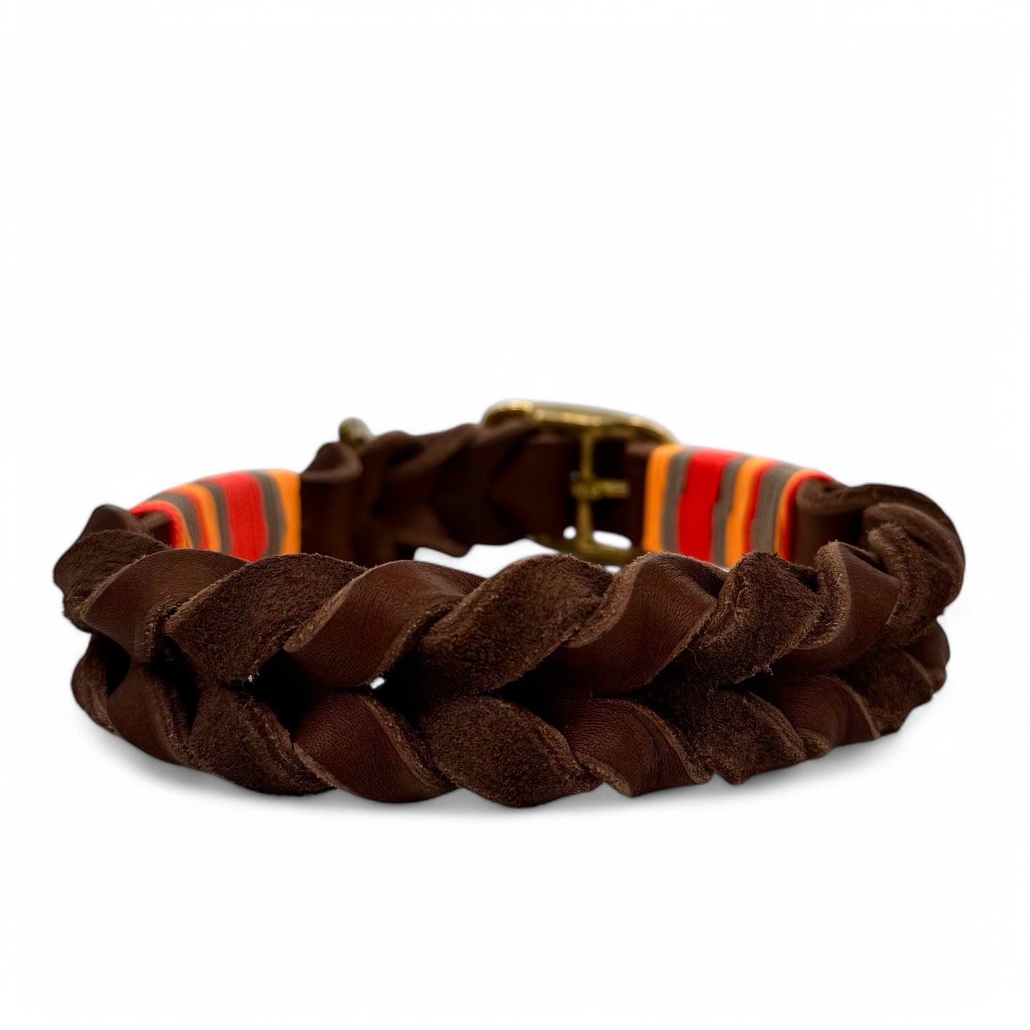 Halsband „Leder gewickelt“ 26mm