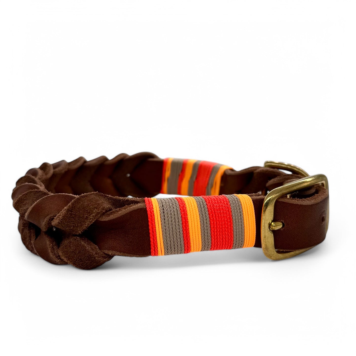 Halsband „Leder gewickelt“ 26mm