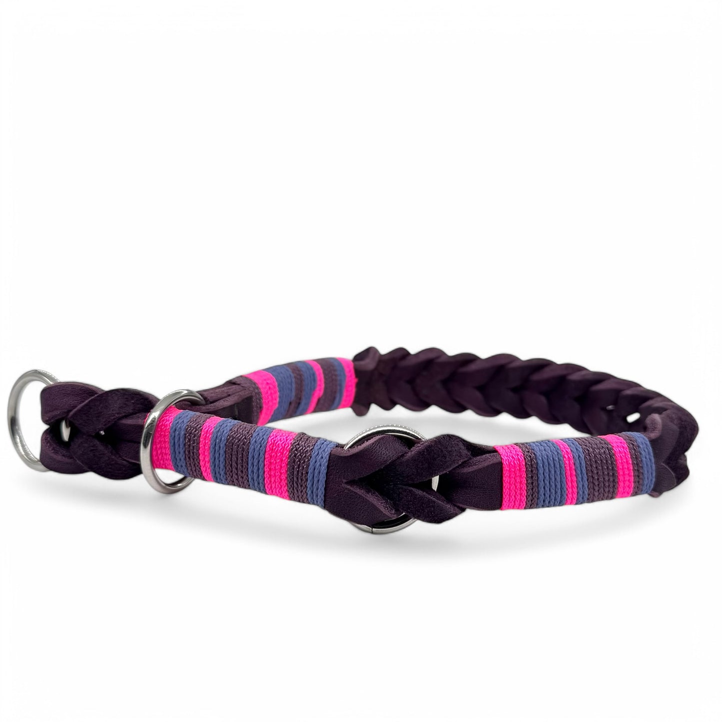 Halsband „Leder gewickelt“ 20mm