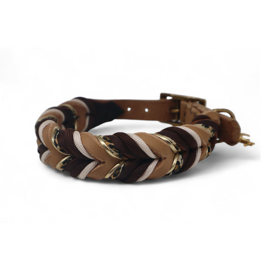 Leo Halsband „Leder“ 25mm