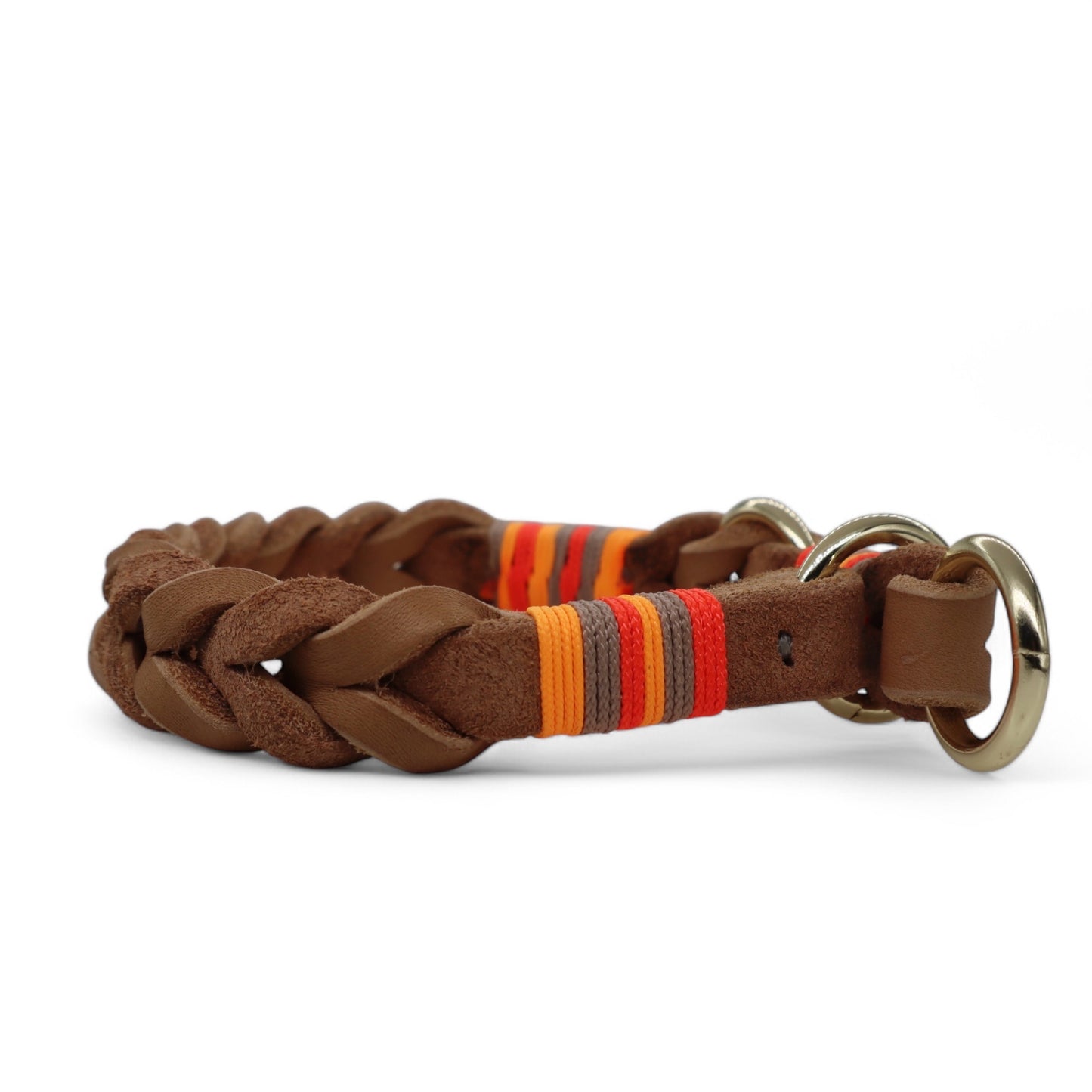 Halsband „Leder gewickelt“ 32mm