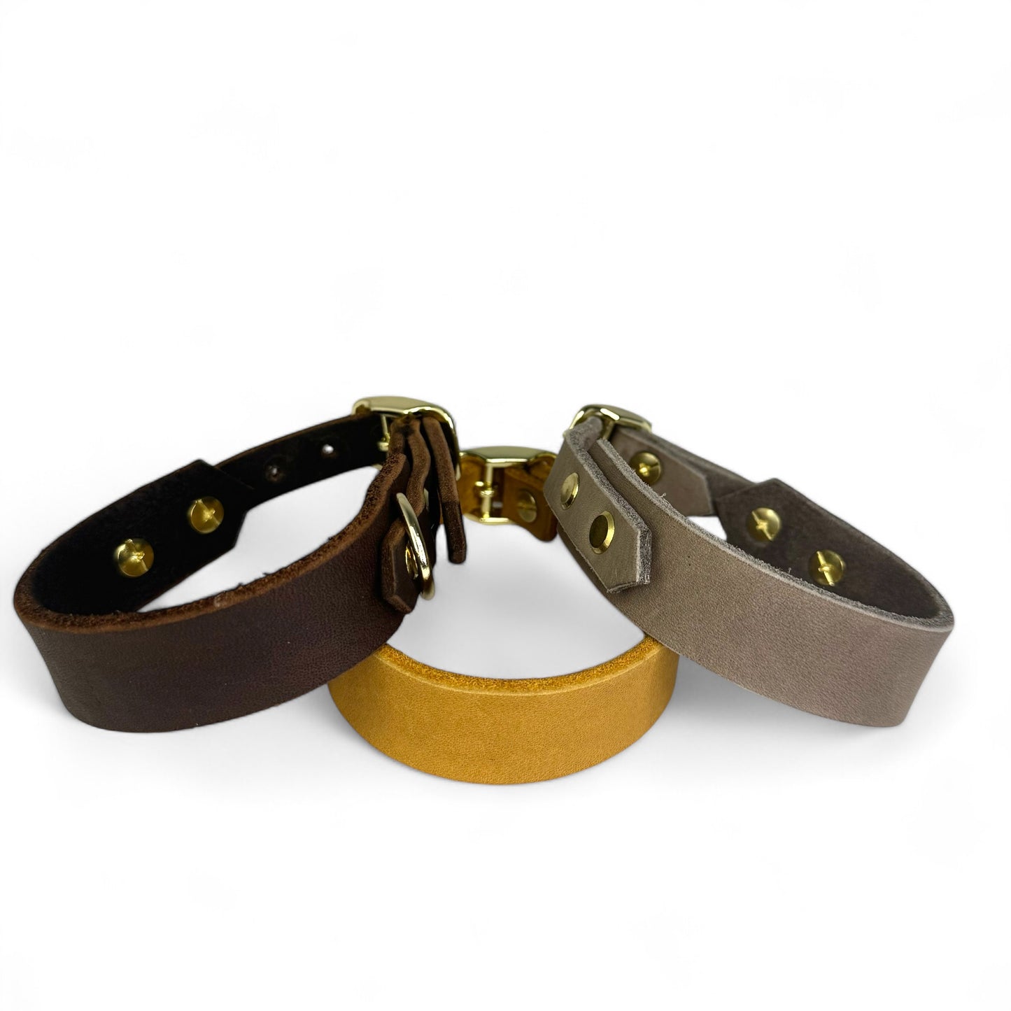 Halsband „Fettleder classic“ 40mm